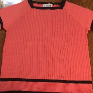 Vintage BFA classics sweater shirt pink & black